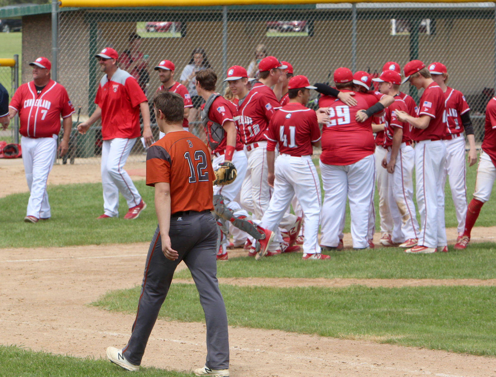 Bloomer baseball vs Cumberland at Casper Park 6-4-19